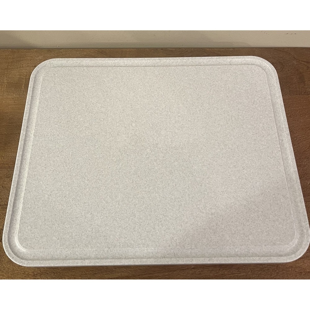 Cutco 126 LARGE Cutting Board White Gray Speckled 12x15 Juice Groove Made in USA